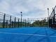 Dış Mekan 12mm Panoramik Padel Tenis Kortu Çelik Q235 10mx20m