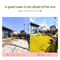 Sarı Renkli Suni Çim 30mm Anaokulu Gökkuşağı Pisti